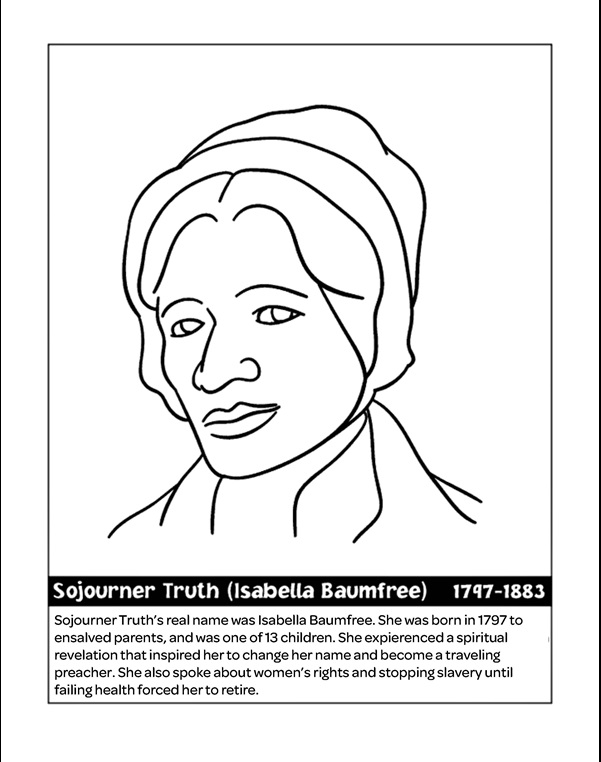 Speaker Sojourner Truth | crayola.co.uk