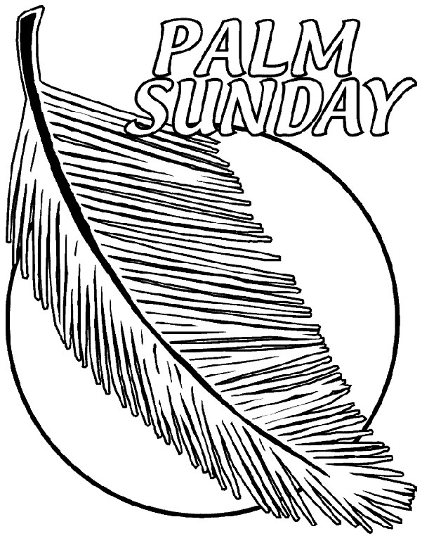 Palm Sunday crayola.co.uk