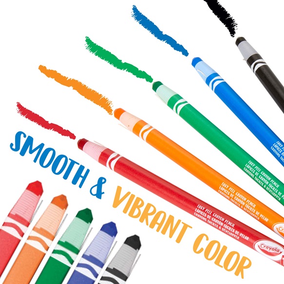 12 Easy Peel Crayons | crayola.co.uk
