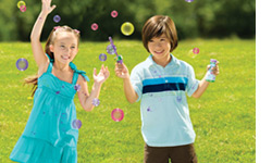 Outdoor Colored Bubbles Kids