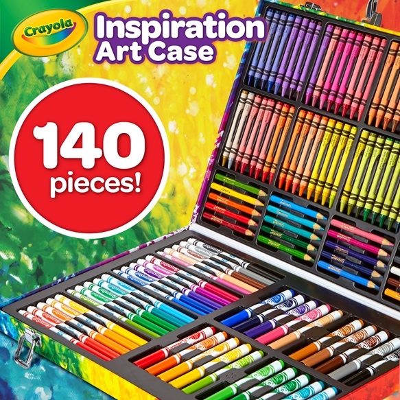 Crayola Inspiration Art Case Crayons Super Tips Markers Colored