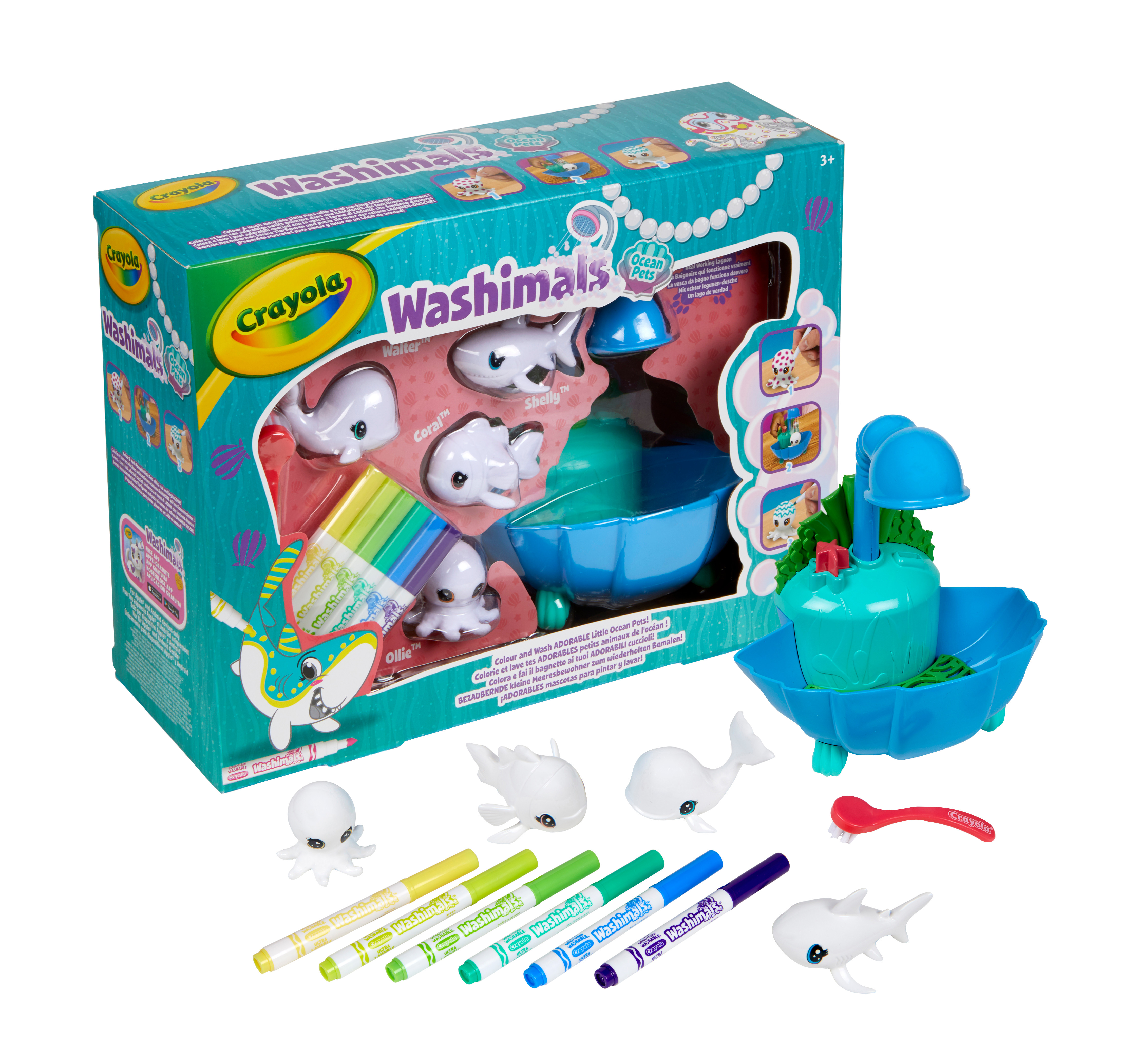 Crayola deals washimals playset